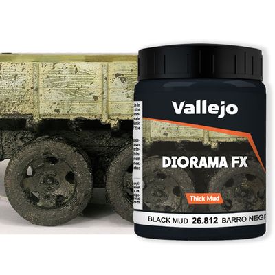Black Thick Mud - Boue épai, Noire - 200ml