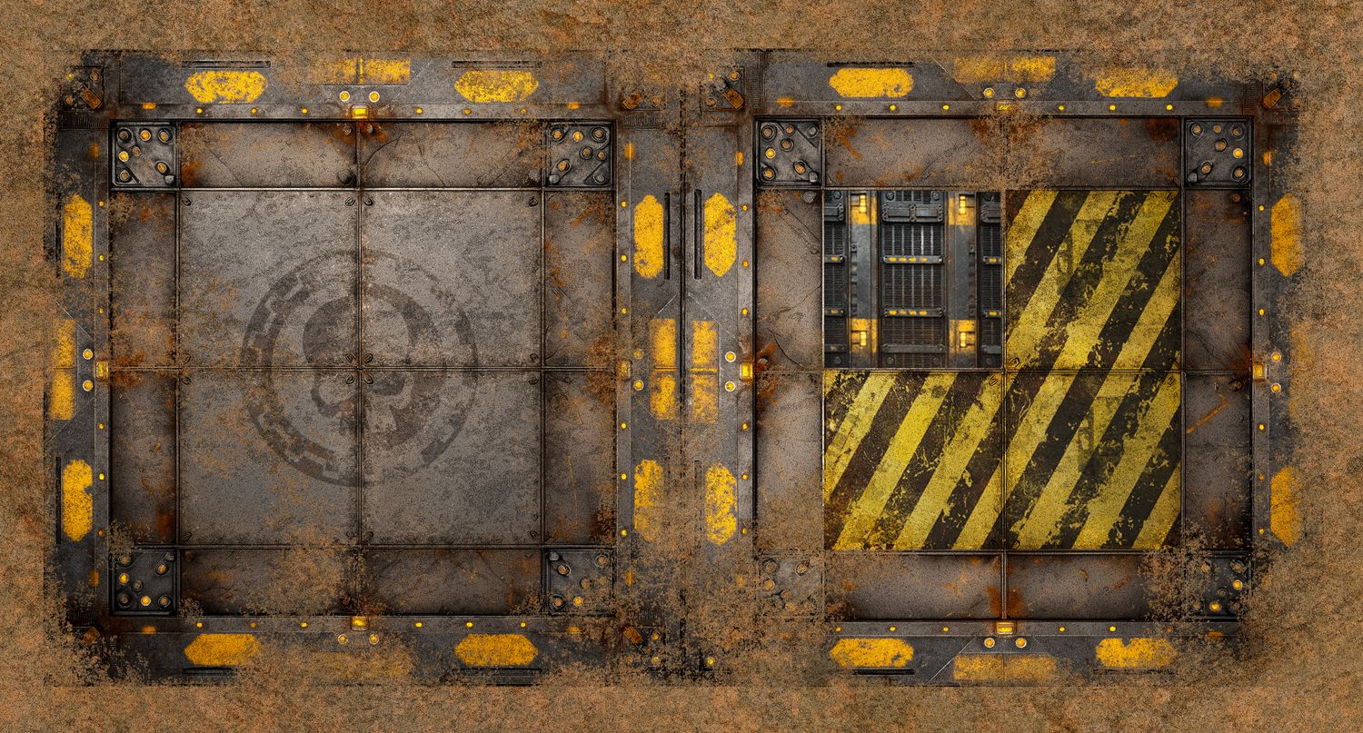 Krieg war Ruins area (6'/12') WTC for Warhammer 40000 Compatible