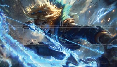 PLAYMAT  inspired by EZREAL League of Legends - Riftbound®