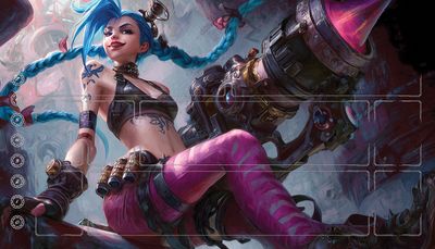 PLAYMAT  inspired by JYNX League of Legends - Riftbound®