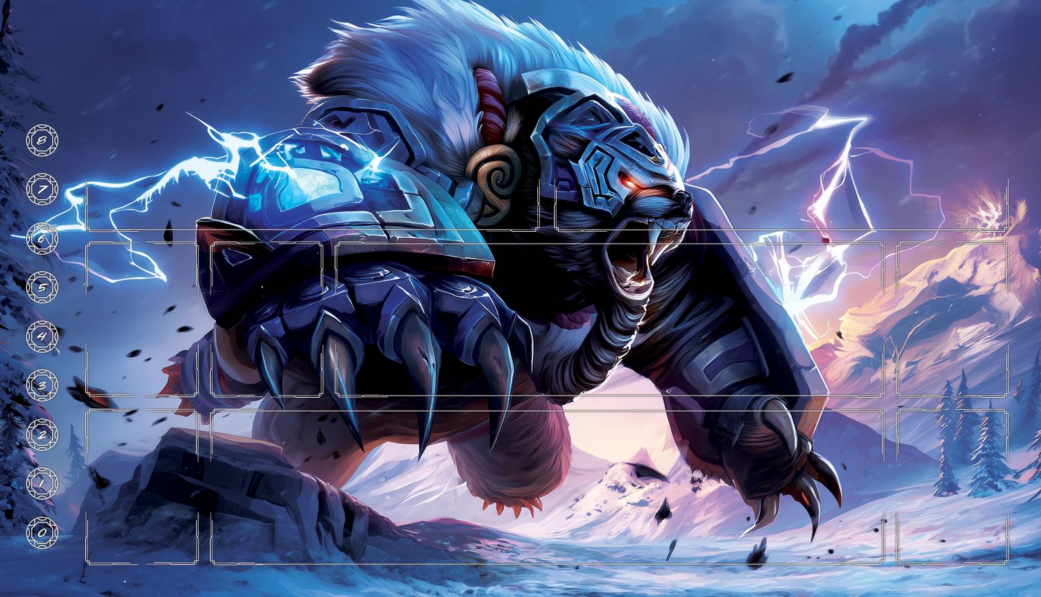 PLAYMAT  inspired by VOLIBEAR League of Legends - Riftbound®