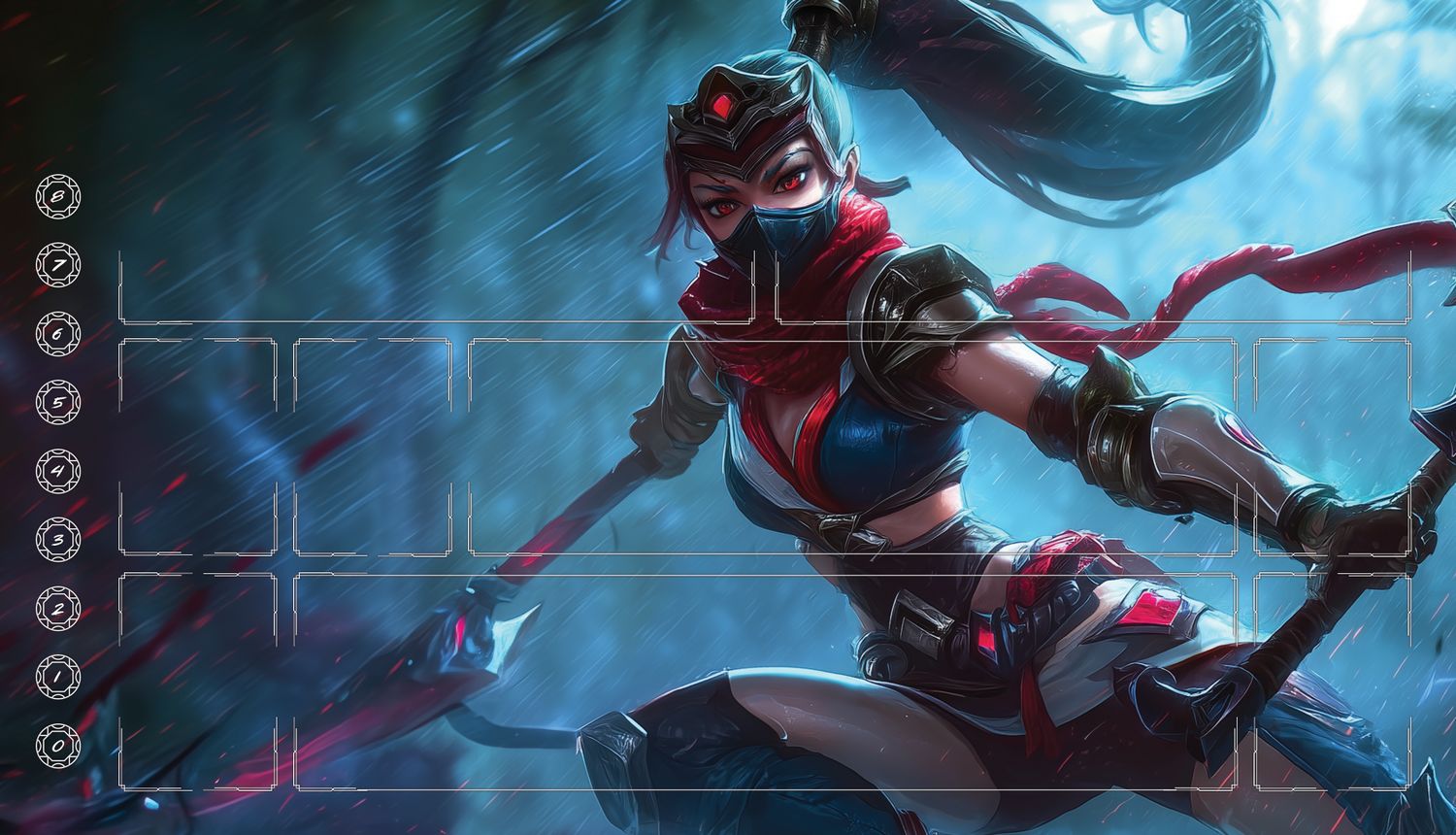 PLAYMAT  inspired by AKALI League of Legends - Riftbound®