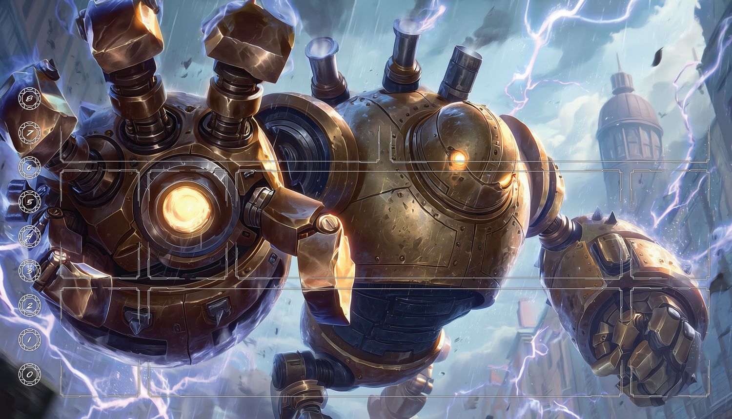 PLAYMAT  inspired by BLITZCRANK League of Legends - Riftbound®