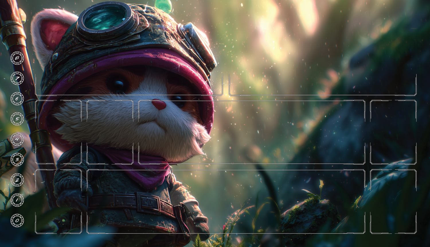 PLAYMAT  inspired by TEEMO League of Legends - Riftbound®