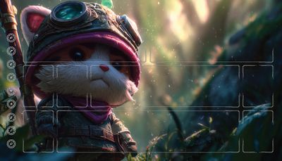 PLAYMAT  inspired by TEEMO League of Legends - Riftbound®