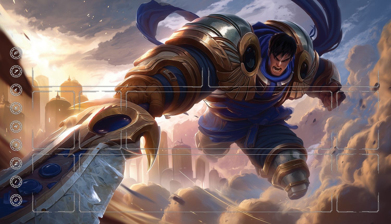 PLAYMAT  inspired by GAREN League of Legends - Riftbound®