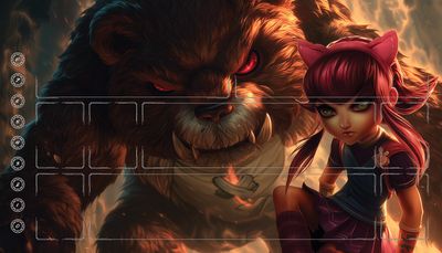 PLAYMAT  inspired by ANNIE League of Legends - Riftbound®