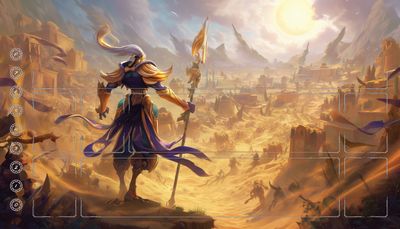 PLAYMAT  inspired by AZIR League of Legends - Riftbound®