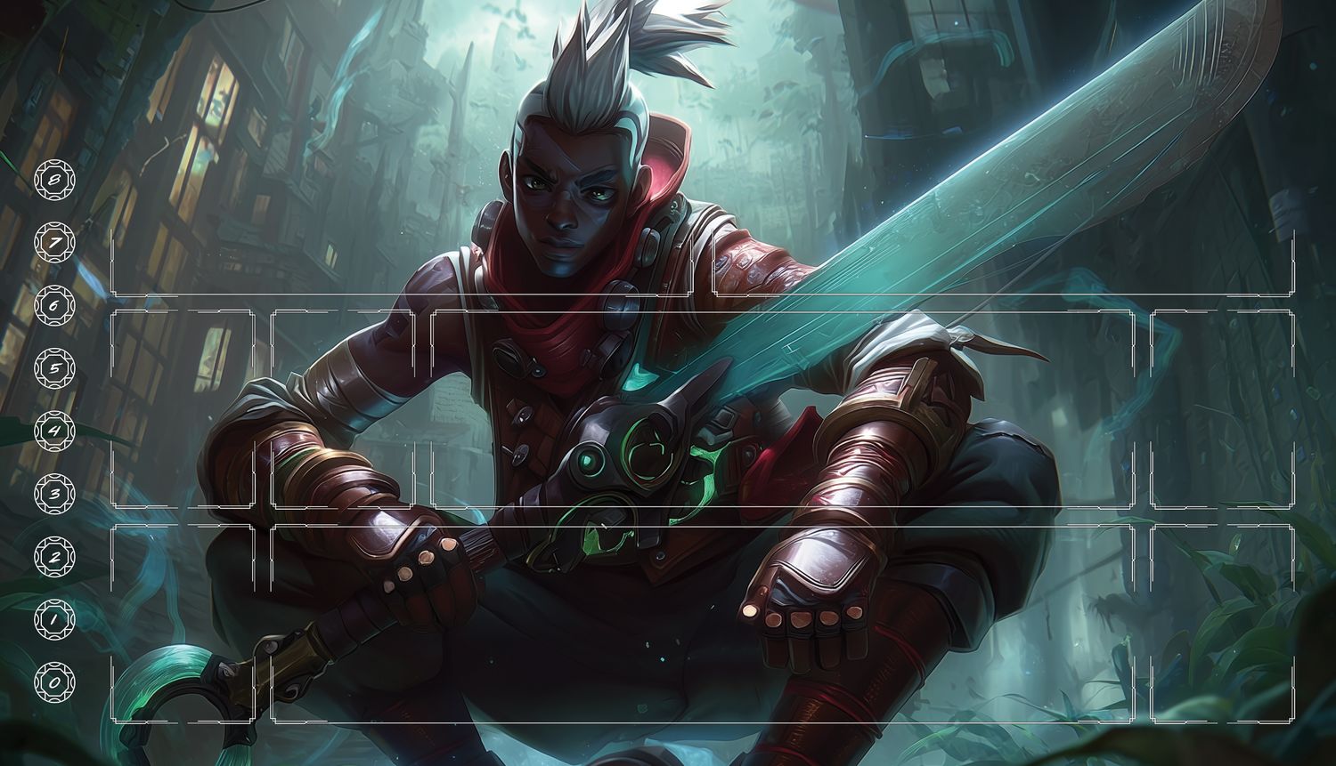 PLAYMAT  inspired by EKKO League of Legends - Riftbound®