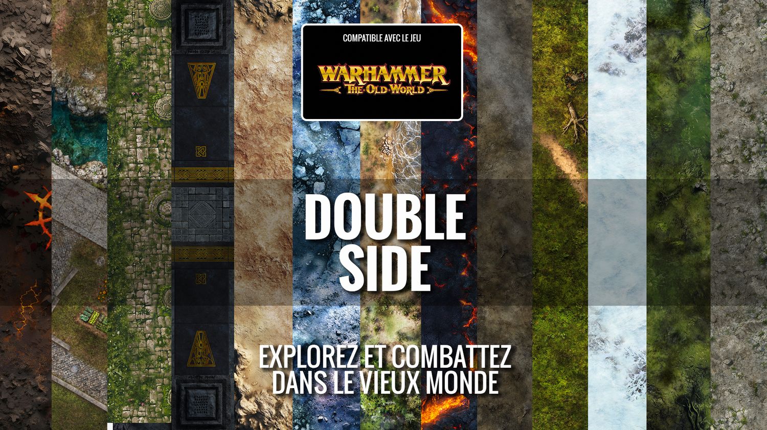 Battlemat 2 SIDES / Double-Sided Custom