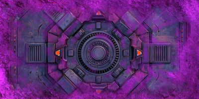 Krieg war Ruins area (6'/12') WTC for Warhammer 40000 Compatible