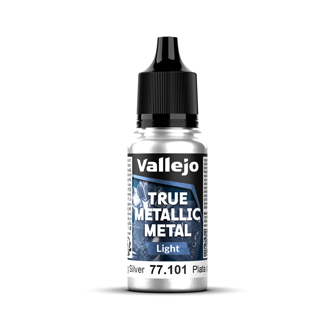 Sterling Silver - True Metallic Metal - Light - 77.101 Sterling Silver - True Metallic Metal - Light - 77.101