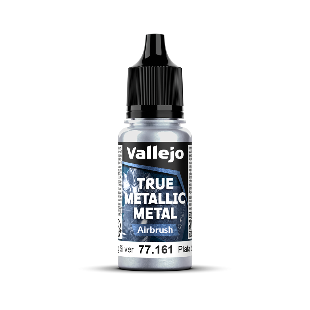 Sterling Silver - True Metallic Metal - Airbrush - 77.161 Sterling Silver - True Metallic Metal - Airbrush - 77.161