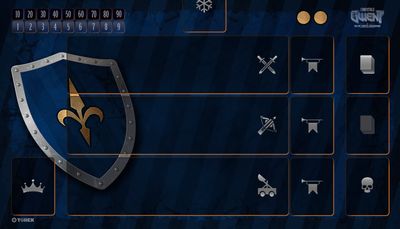 Playmat  compatible Gwent® faction Royaume du Nord pour 1 joueur