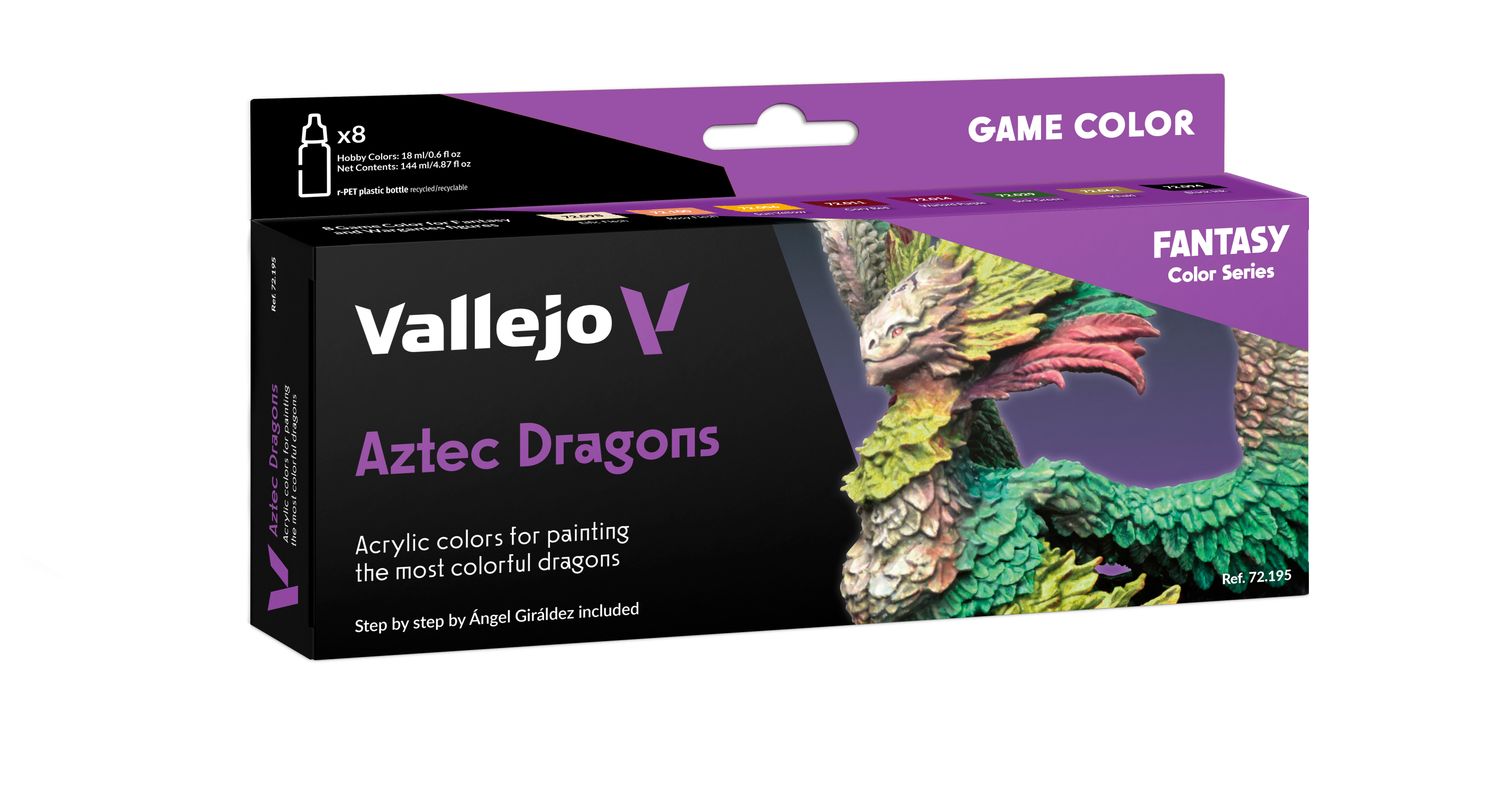 Fantasy Color Series 8 AZTEC DRAGONS - 72.195 Fantasy Color Series 8 AZTEC DRAGONS - 72.195