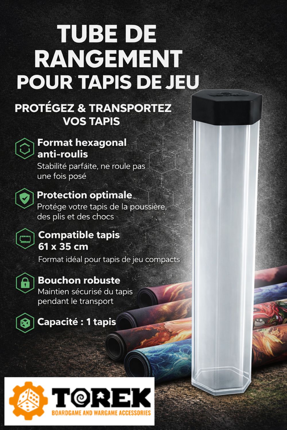 Tube de transport Playmat