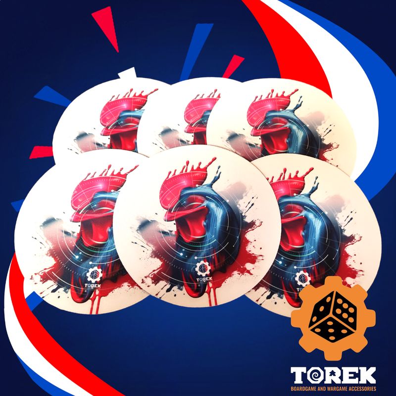 Gabarits d'objectifs équipe de France 2023 for WARHAMMER 40000 ® Compatible