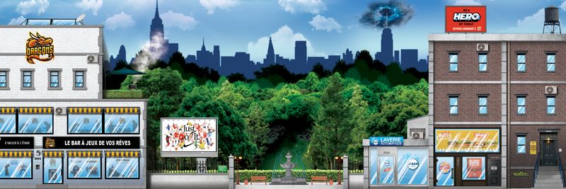 Fond de table Central Park (Compatible Marvel Crisis Protocol)