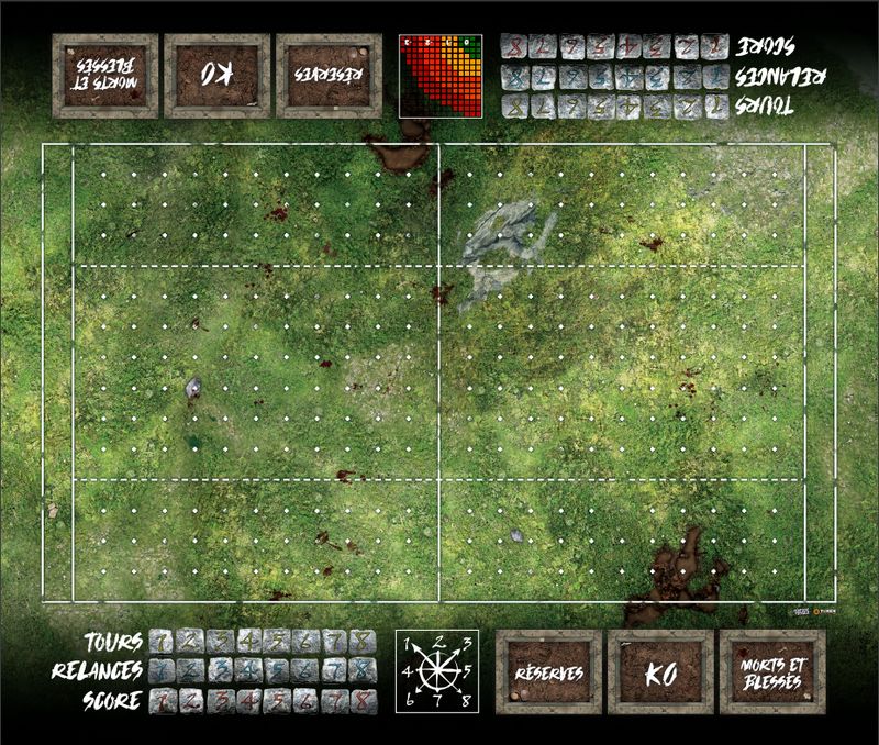 Terrain pour Blood Bowl ® compatible Plaine