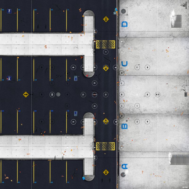 Battlemat  Parking - Saison 2024 (Compatible Marvel Crisis Protocol®)