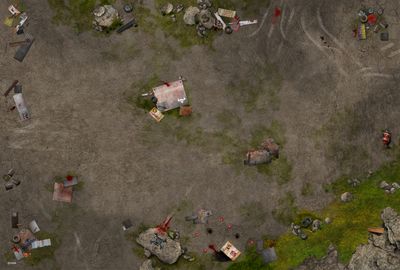 Battlemat inspired by Orks for WARHAMMER 40000 ® Compatible