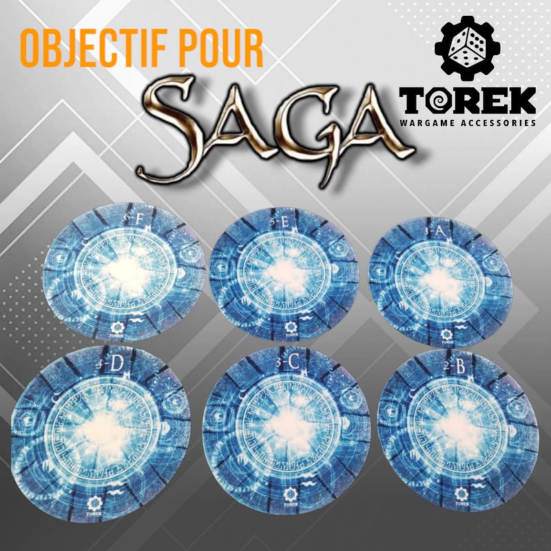 Gabarits d'objectifs /  target templates SAGA 10cm