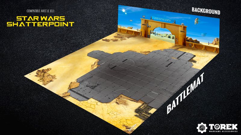 Battlemat Mos Eisley (Compatible Star Wars Shatterpoint®)