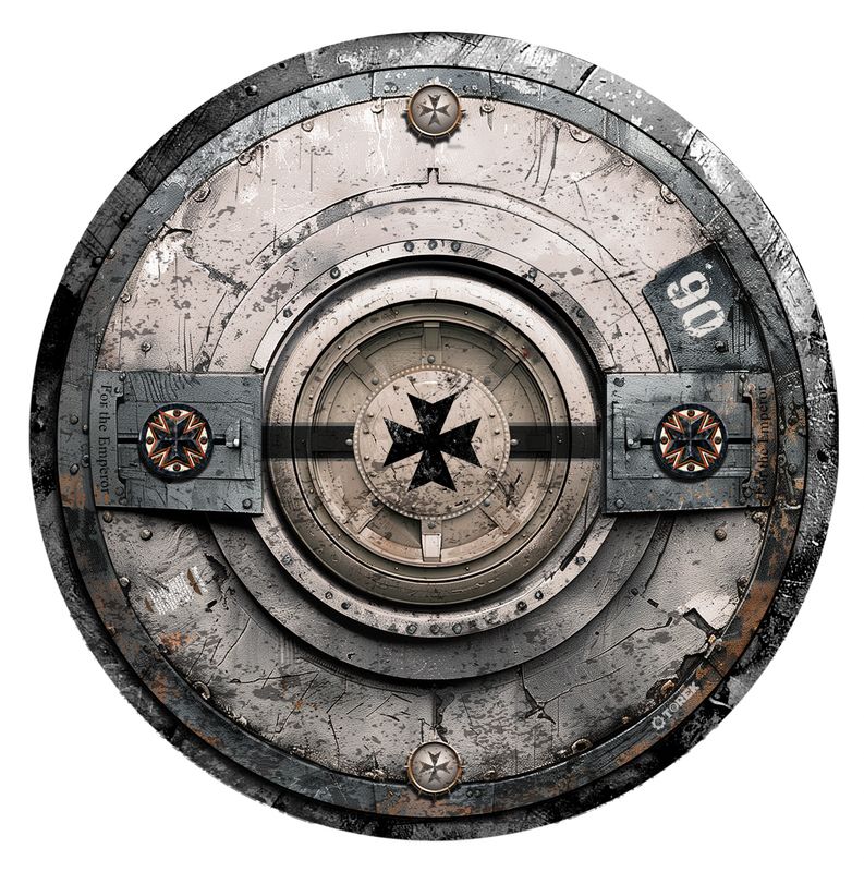 Gabarits d'objectifs /  target templates - inspiration Black Templar for WARHAMMER 40000 ® Compatible