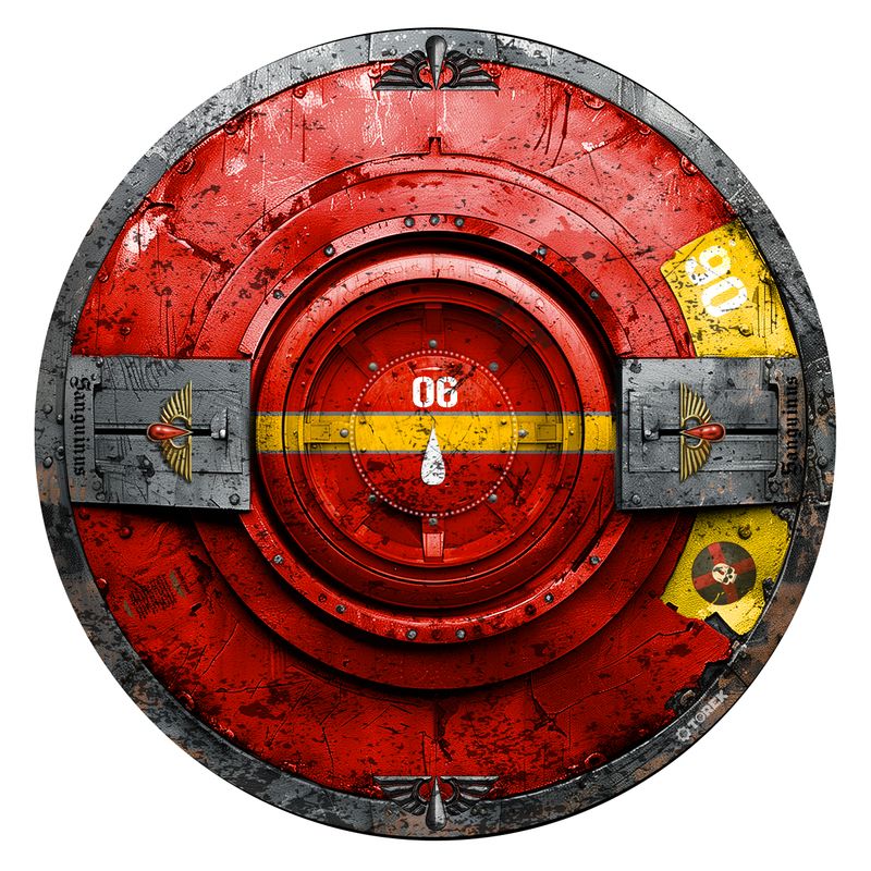 Gabarits d'objectifs /  target templates - inspiration Blood Angels for WARHAMMER 40000 ® Compatible