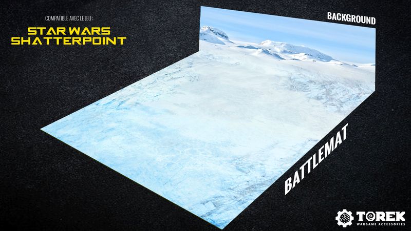 Battlemat Hoth (Compatible Star Wars Shatterpoint®)