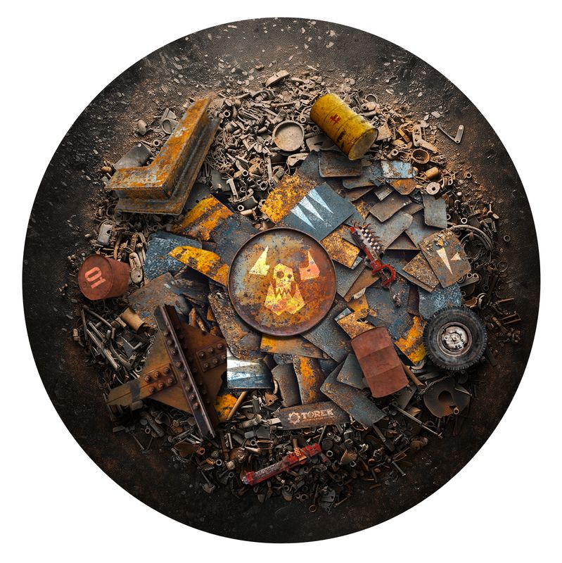 Gabarits d'objectifs /  target templates - Inspiration ORKS for WARHAMMER 40000 ® Compatible