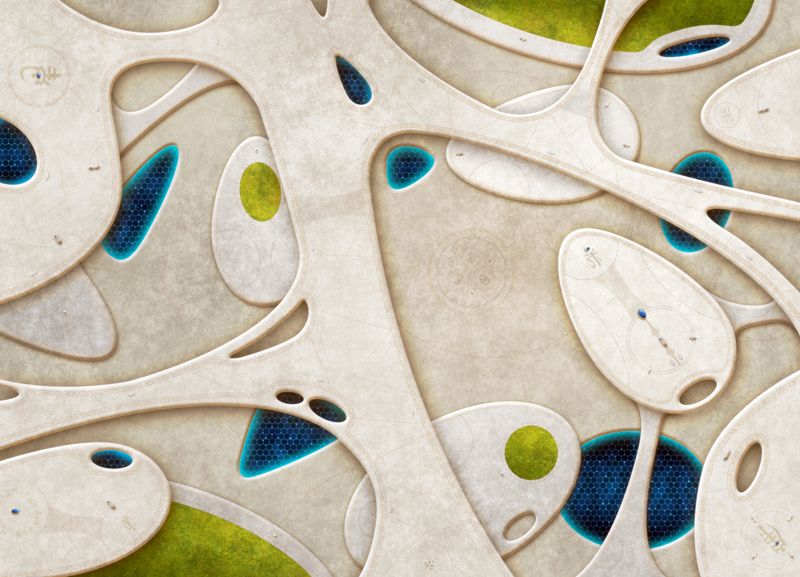 Battlemat Vaisseau Monde Eldar