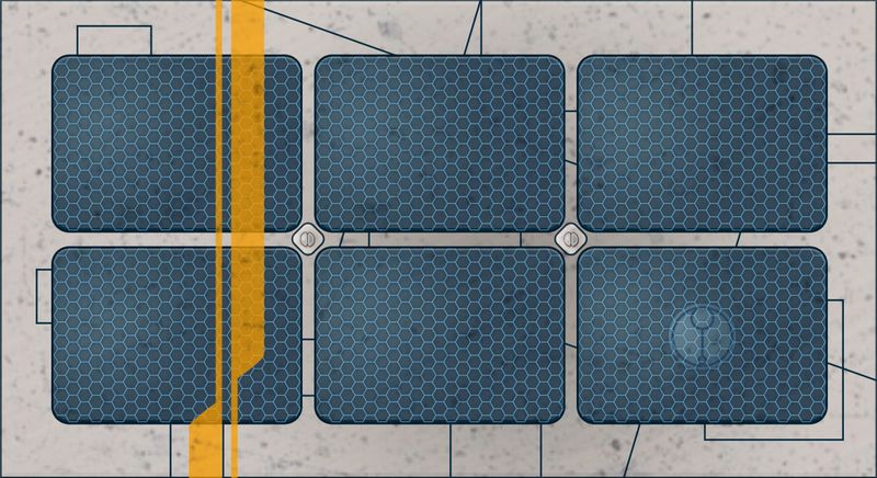 Zones de ruines T'au (6'/12') WTC for WARHAMMER 40000 ® Compatible