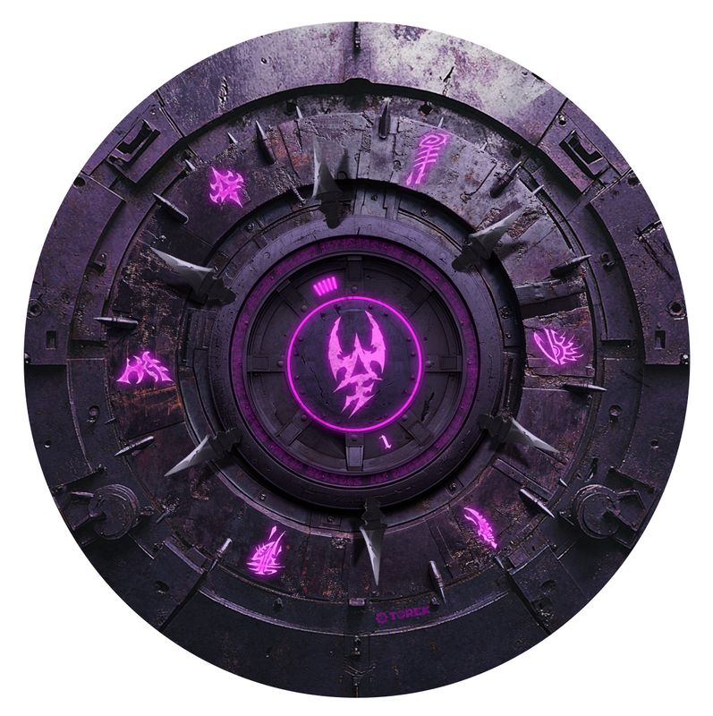 Gabarits d'objectifs /  target templates - Inspiration DRUKHARI for WARHAMMER 40000 ® Compatible