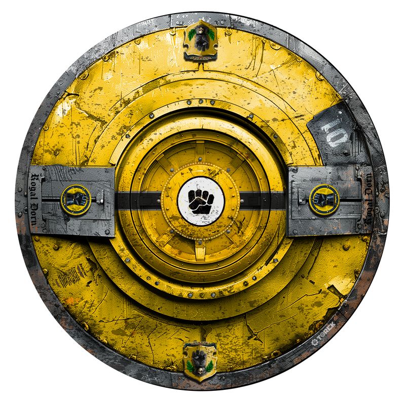 Gabarits d'objectifs /  target templates - inspiration Imperial Fist for WARHAMMER 40000 ® Compatible