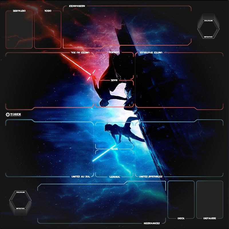 Playmat Duel Star Wars Unlimited compatible 2 joueurs