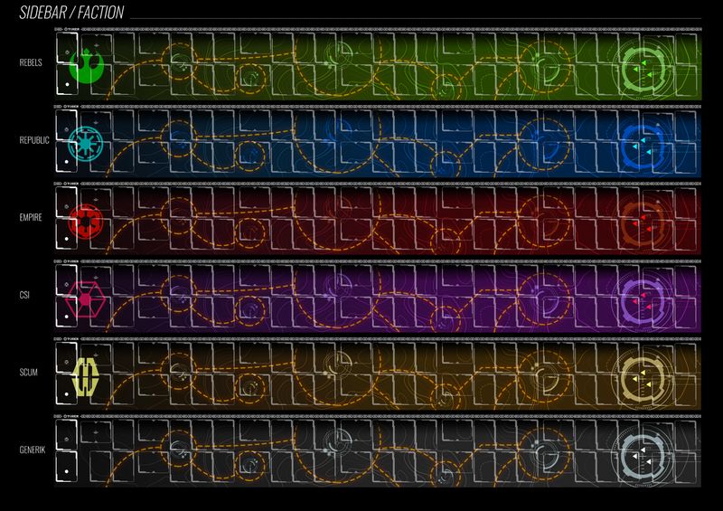 Pack de 2 Side Bars de Faction (compatible : Star Wars Legion®) 2026