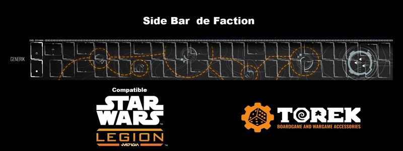 Side Bar Legion  Generik (compatible : Star Wars Legion®) 2026