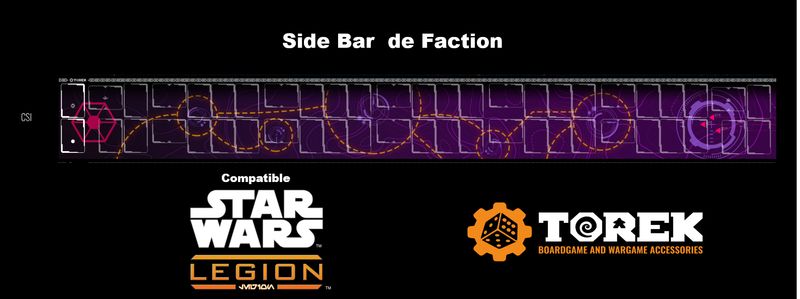 Side Bar Legion  CSI (compatible : Star Wars Legion®) 2026