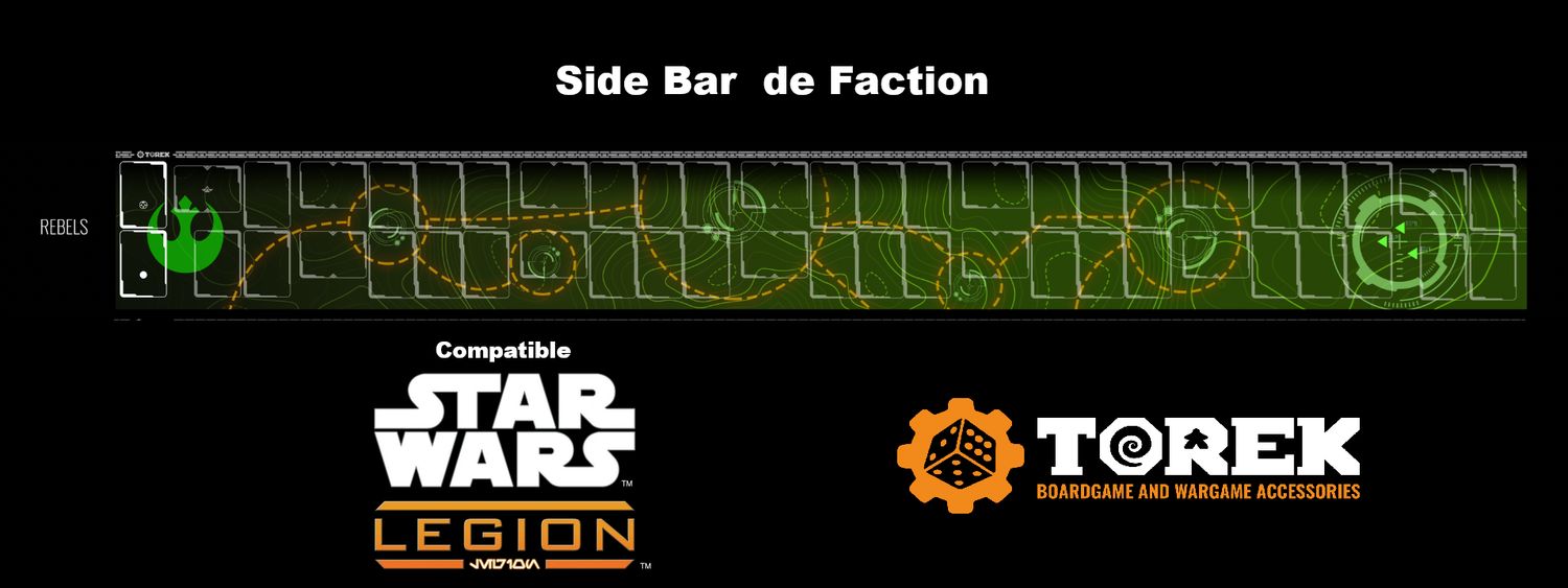 Side Bar Legion  Rebels (compatible : Star Wars Legion®) 2026