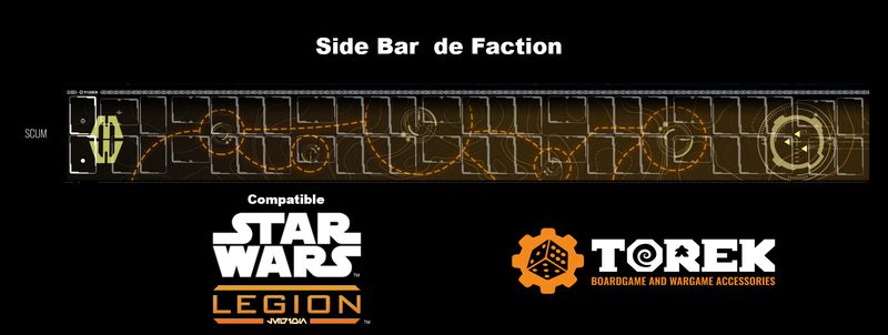 Side Bar Legion  Scum (compatible : Star Wars Legion®) 2026