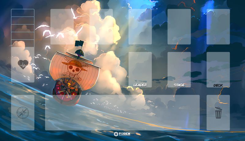 Playmat Compatible One Piece® Card Game Bateau