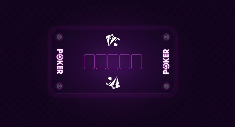 Tapis Poker Violet 140cm/75cm