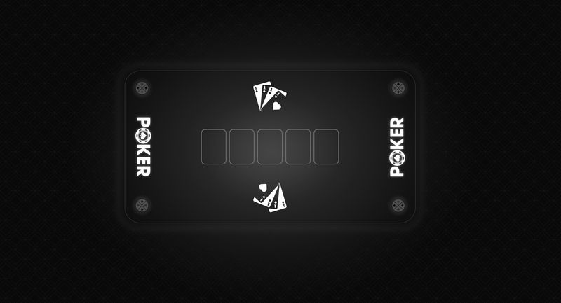 Tapis Poker noir 140cm/75cm