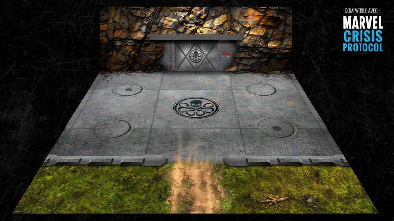 Battlemat Base Hydra (Compatible Marvel Crisis Protocol®)