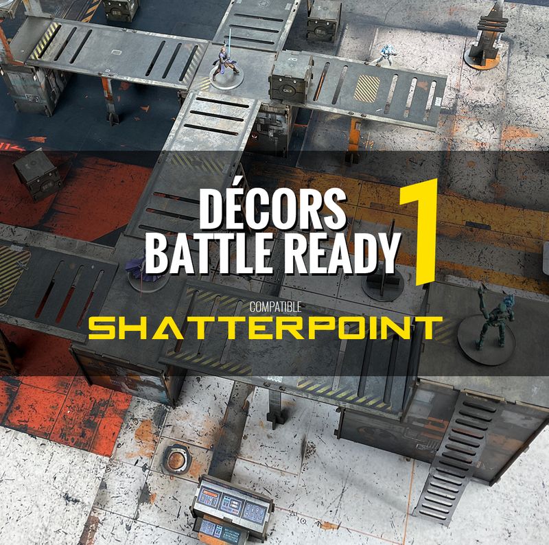 Décors Battle Ready - Table complète Shatterpoint® 1 - Bas fond