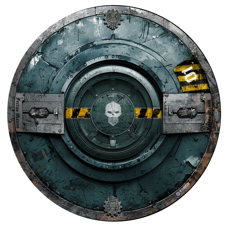 Gabarits d'objectifs /  target templates - inspiration Iron Hand for WARHAMMER 40000 ® Compatible