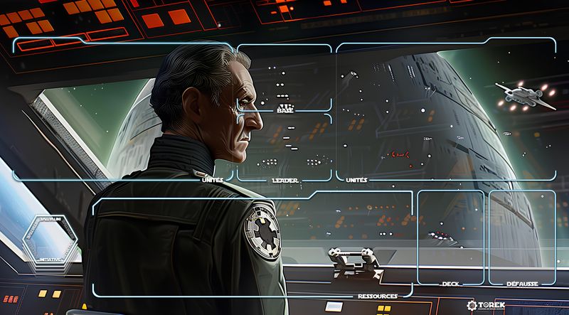 Playmat inspired by Moff Tarkin Star Wars unlimited compatible 1 player