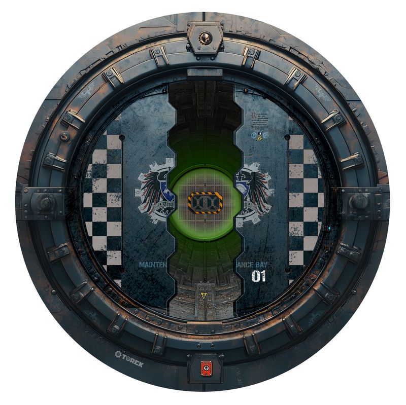 Gabarits d'objectifs /  target templates - Inspiration Imperial Knight for WARHAMMER 40000 ® Compatible