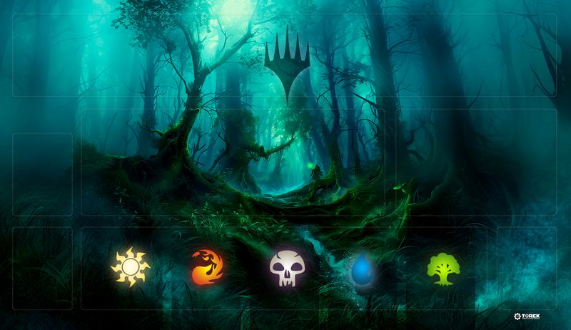 Playmat inspired by Nature - Compatible Magic the Gathering 1 player